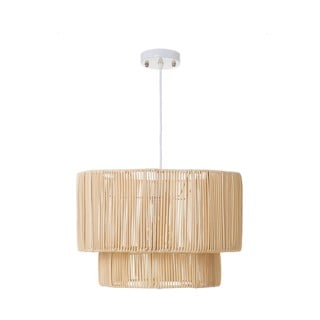 Natúr színű rattan mennyezeti lámpa rattan búrával ø 38 cm Natural Way – Casa Selección