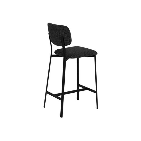 Sötétszürke kárpitozott bárszék szett 2 db-os (ülésmagasság 68,5 cm) Alison – Actona-image-2