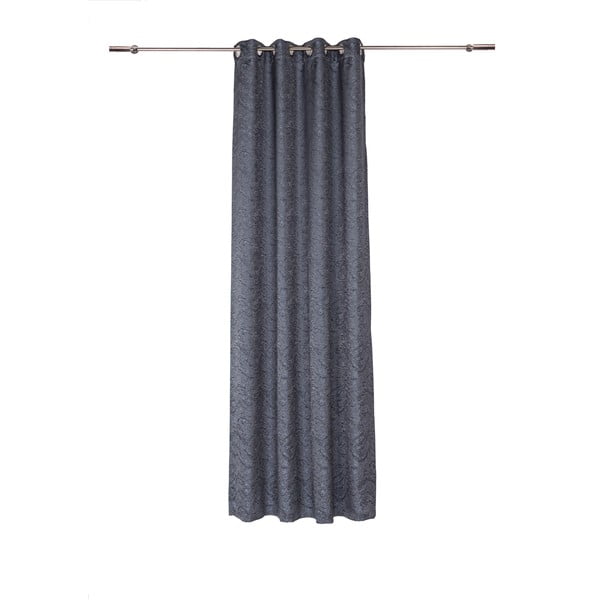 Sötétszürke függöny 140x260 cm Kent – Mendola Fabrics
