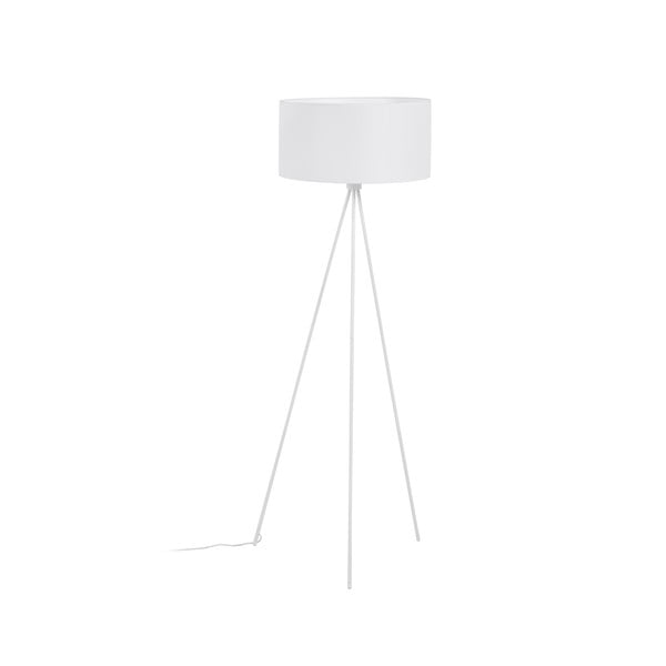 Fehér állólámpa textil búrával (magasság 157 cm) Ikia – Kave Home