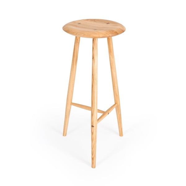 Natúr színű tölgyfa bárszék (ülésmagasság 75 cm) Blanc – Gazzda-image-4