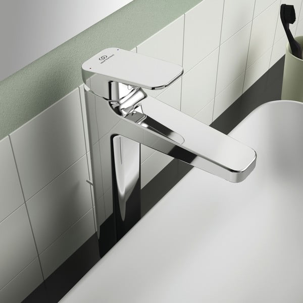Fényes ezüstszínű csaptelep mosdóhoz Ceraplan – Ideal Standard-image-3