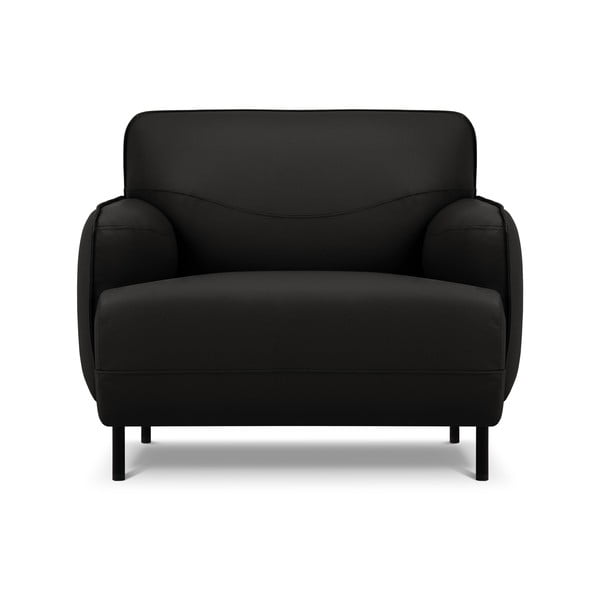 Neso fekete bőr fotel - Windsor & Co Sofas