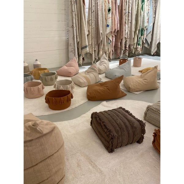 Krémszínű gyerek babzsák Cleo Multi Stripe – Lorena Canals-image-4