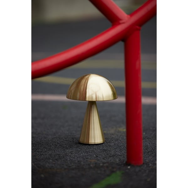 Aranyszínű LED dimmelhető asztali lámpa (magasság 20 cm) Mush – Hübsch-image-3