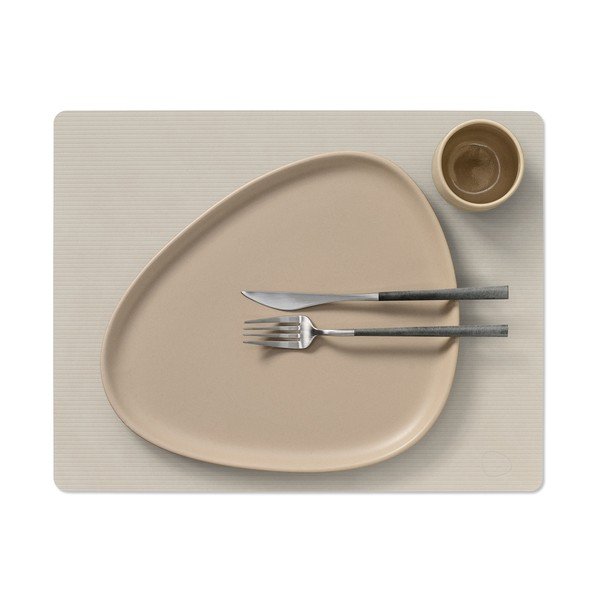 Öko bőr tányéralátét 35x45 cm Square L Corduroy – LIND DNA-image-1