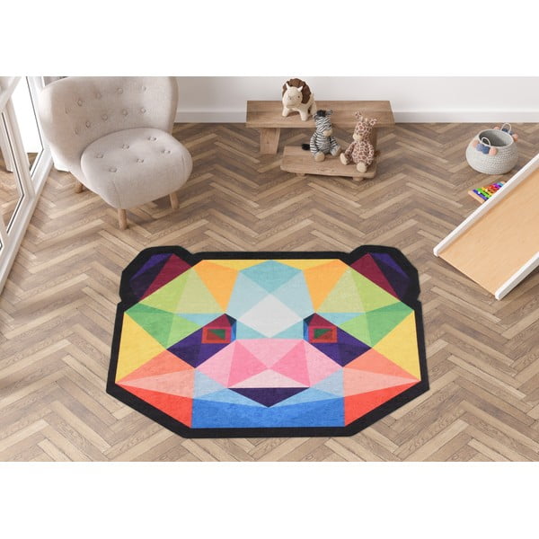 Mosható gyerek szőnyeg ø100 cm Rainbow Panda – Vitaus-image-1
