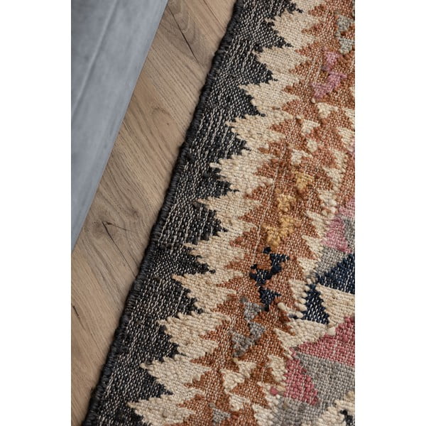 Szürke kézi szövésű juta szőnyeg 120x170 cm Roya Parsa – Elle Decoration-image-4