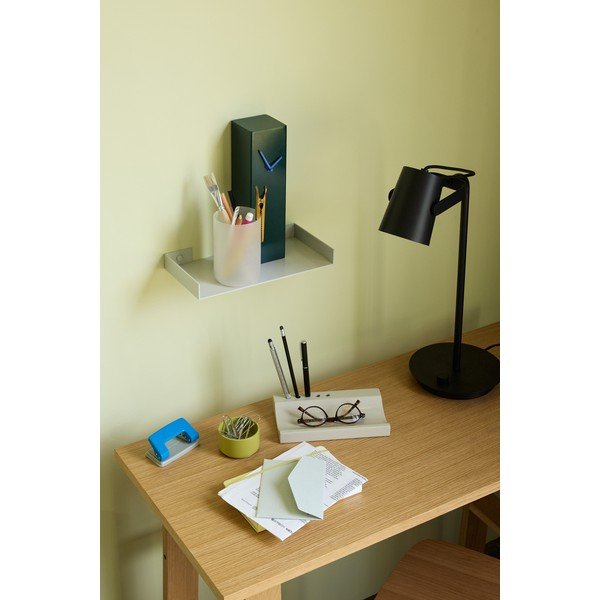 Világosszürke fém fali polc 30 cm Sheets – Hübsch-image-1