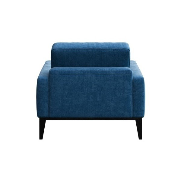 Musso Tufted kék fotel fa lábakkal - MESONICA-image-1