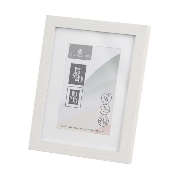 Fehér álló-fali képkeret 17,5x22,5 cm Sencillo – Casa Selección