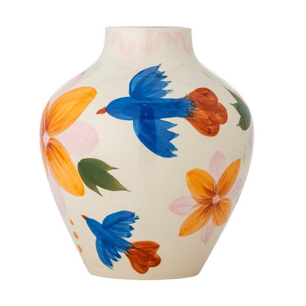 Kőedény kézzel festett váza (magasság 27 cm) Maricala – Bloomingville