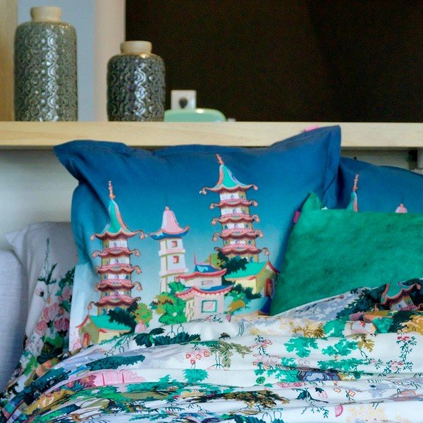Temple 100% pamut párnahuzat, 60 x 60 cm - Happy Friday-image-1