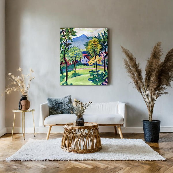 Tegernsee Landscape másolat, 50 x 60 cm - August Macke-image-1