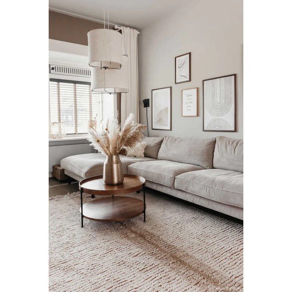 Téglavörös-bézs pamut szőnyeg 140x200 cm Duetto Toffee – Lorena Canals-image-4