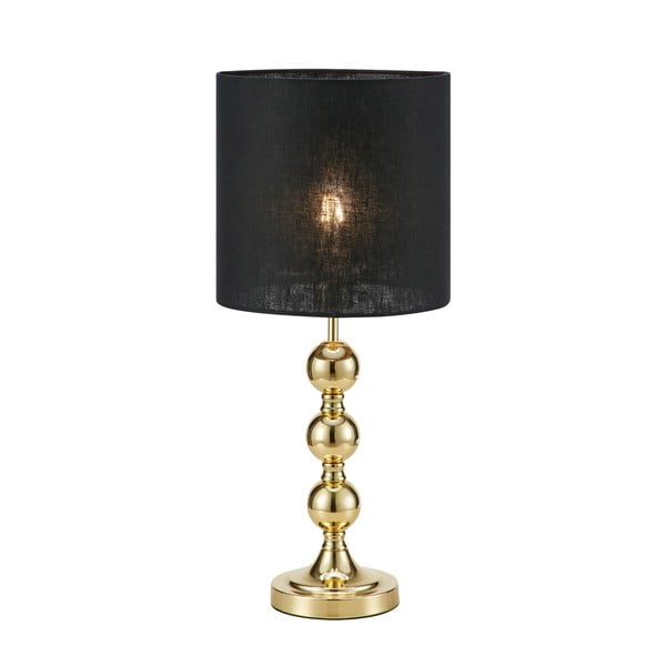 Fekete-aranyszínű asztali lámpa (magasság 57 cm) Octo – Markslöjd