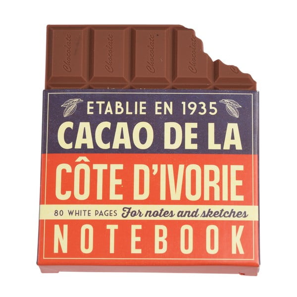 Chocolate Notebook csokoládéformájú jegyzetfüzet - Rex London