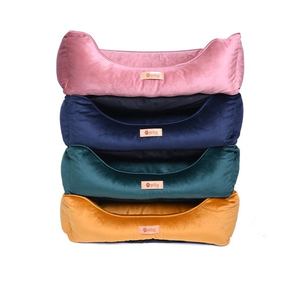 Aranyszínű bársony fekhely 65x50 cm Royal - Petsy-image-2