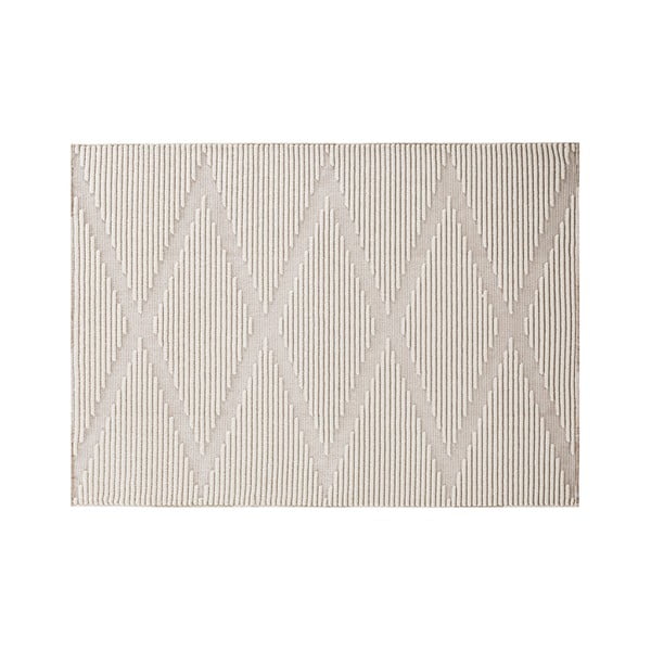 Krémszínű mosható szőnyeg 80x145 cm Lena – Webtappeti