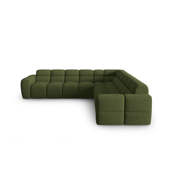 Zöld sarokkanapé Lisa – Micadoni Home-image-2