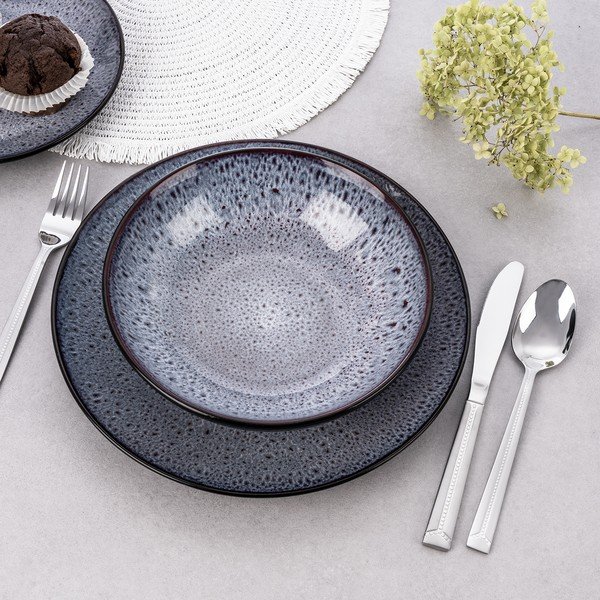 Ezüstszínű rozsdamentes acél evőeszköz készlet 24 db-os Bright – Orion-image-4