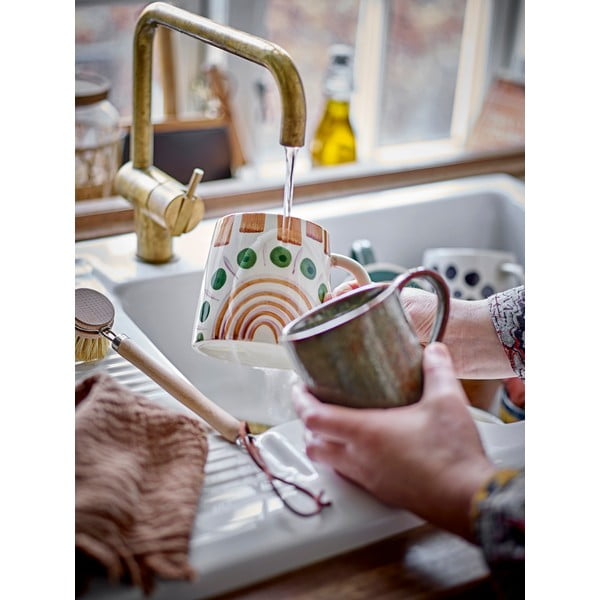 Zöld-barna agyagkerámia bögre 515 ml Shama – Bloomingville-image-1