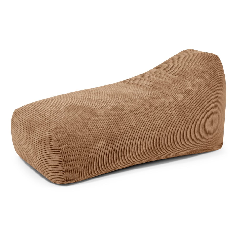 Barna kordbársony babzsákfotel Snug Long 140  SLOWDOWN
