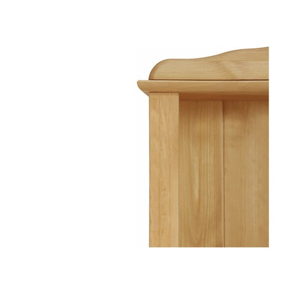 Natúr színű borovi fenyő könyvespolc 77x116 cm Ella – Støraa-image-3