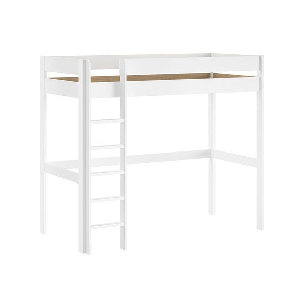 Fehér galéria gyerekágy ágyráccsal 90x200 cm Primo – Vipack