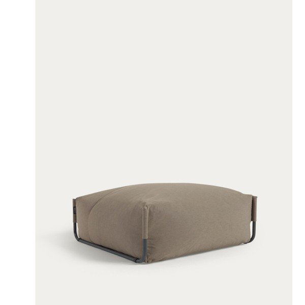 Zöld kerti puff Square – Kave Home
