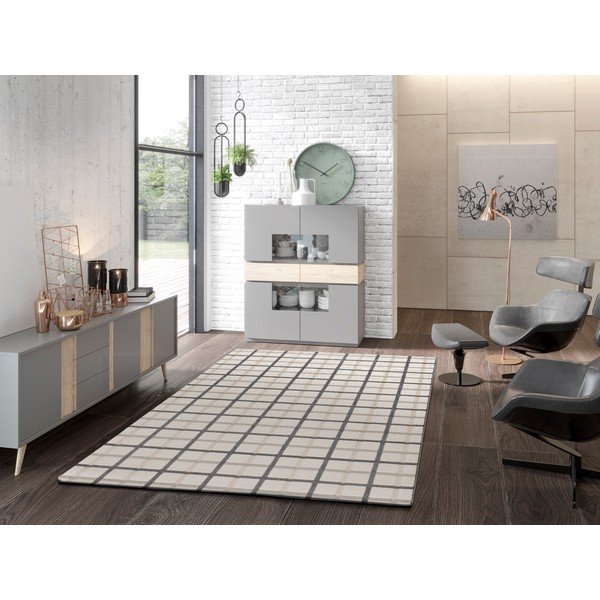 Szürke-krémszínű szőnyeg 160x230 cm Karisma – Universal-image-1