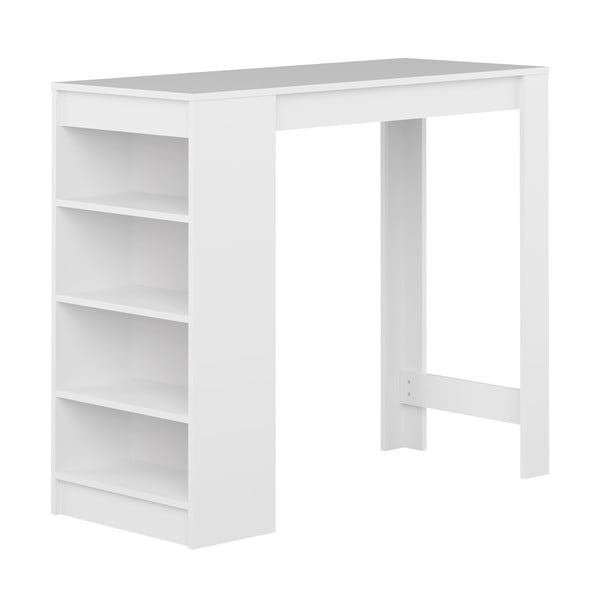 Fehér bárasztal 115x50 cm Aravis - TemaHome 