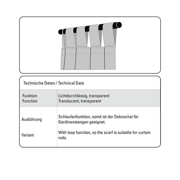 Fehér voile fényáteresztő függöny 140x245 cm – Sehlbach-image-2