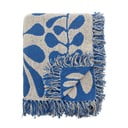 Kék takaró 130x160 cm Nevine – Bloomingville