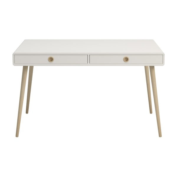 Soft Line krémfehér íróasztal, szélesség 103,1 cm - Steens