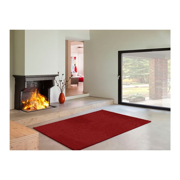 Velur piros szőnyeg, 57 x 110 cm - Universal-image-1