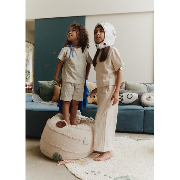 Krémszínű gyerek babzsákfotel Solar System – Lorena Canals-image-1