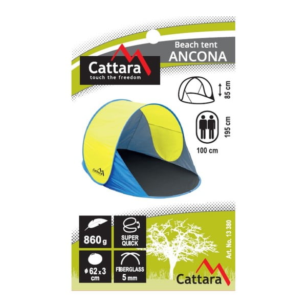 Ancona sárga-kék strandsátor - Cattara-image-2