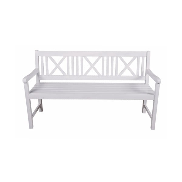 Fehér tömörfa kerti pad Malmö – Garden Pleasure-image-1