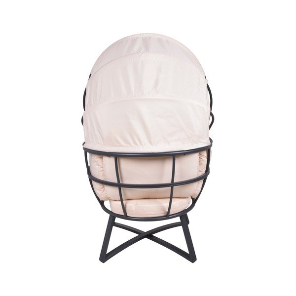 Bézs fém kerti fotel Delos – Garden Pleasure-image-2