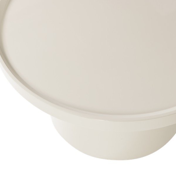 Szürkésbézs kerek dohányzóasztal ø 70 cm Veluna – WOOOD-image-2