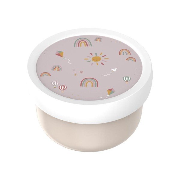 Bézs műanyag gyerek uzsonnás doboz Sunshine & Rainbow – Mepal