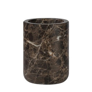 Barna márvány fogkefetartó pohár Marble – Mette Ditmer Denmark