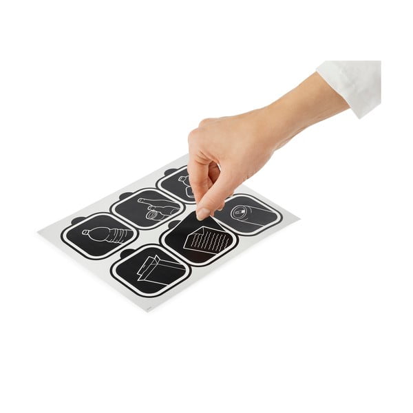 Szemetes újrahasznosított műanyagból 25 l Twist - Rotho-image-4