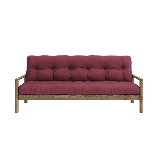Borvörös kinyitható kanapé 205 cm Knob – Karup Design