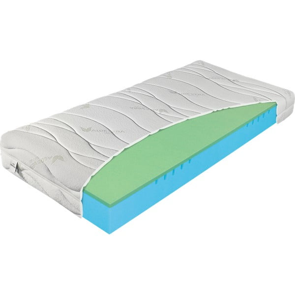 Kemény-extra kemény kétoldalas-hőszabályozó hab matrac 80x200 cm Polargel Superior – Materasso-image-2