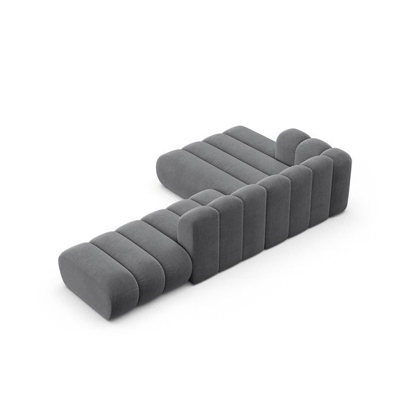 Világosszürke sarokkanapé (bal oldali) Lupine – Micadoni Home-image-3