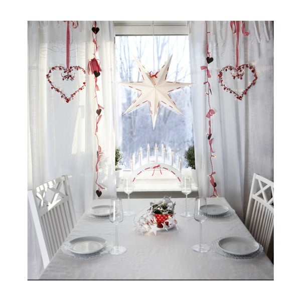 Vira fehér karácsonyi világító dekoráció, ø 60 cm - Star Trading-image-2