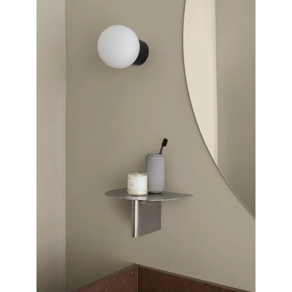 Matt ezüstszínű rozsdamentes acél fali polc 30 cm Oru – Blomus-image-1