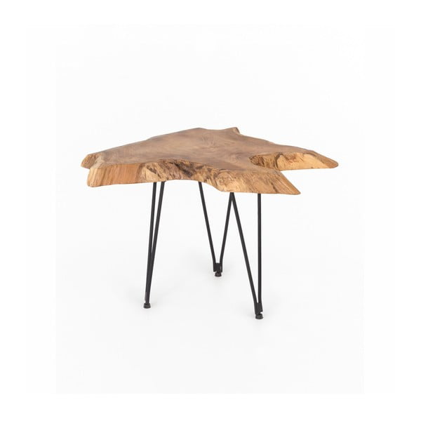 Natura teakfa dohányzóasztal, 50 x 50 cm - WOOX LIVING